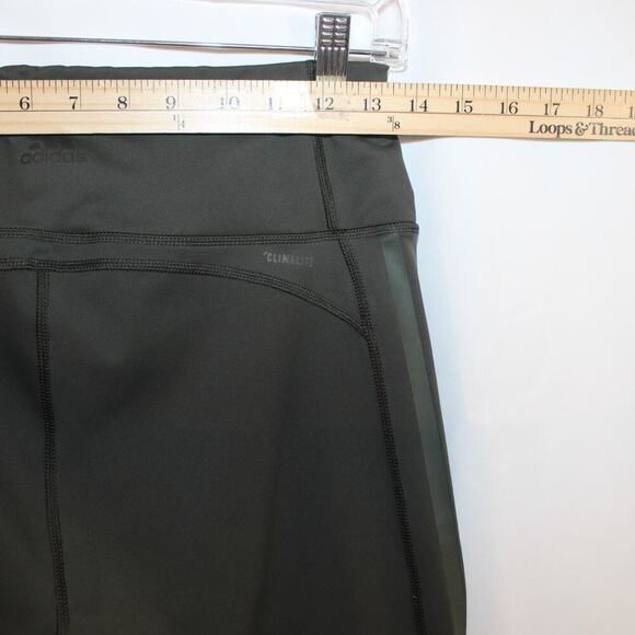 Adidas x Universal Standard Olive Green Biker Shorts Women's Size L - Picture 5 of 9